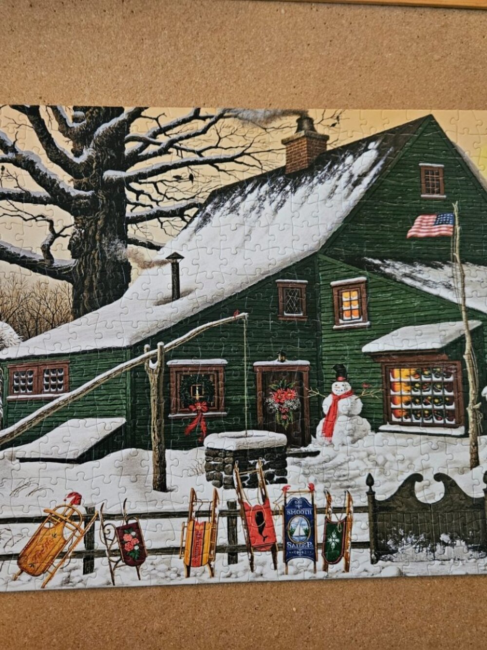 Charles Wysocki Cocoa Break at the Copperfield's Jigsaw Puzzle 500 Piece Buffalo